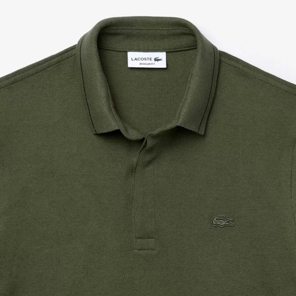 Men's Regular Fit Linen-Blend Polo Shirt Small - Picture 2 of 2
